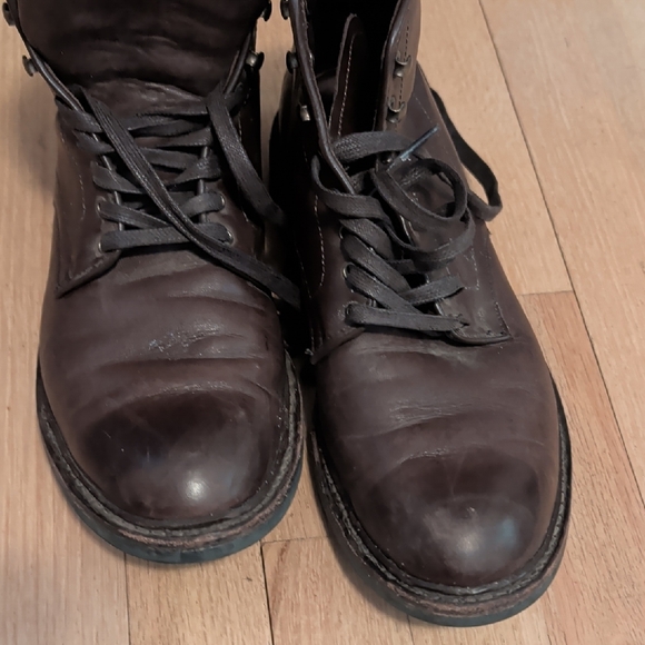 Allen Edmonds Dark Brown Leather Boots